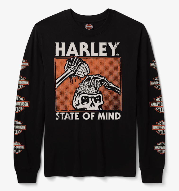T-shirt H-D State of Mind à manches longues pour hommes