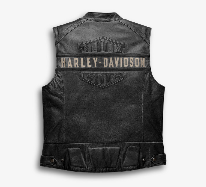 Blouson en cuir Passing Link pour hommes