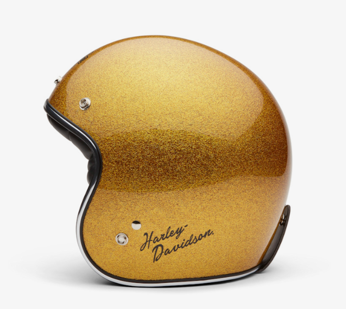 Casque H-D Ace C02 - Gloss - Gold Flake