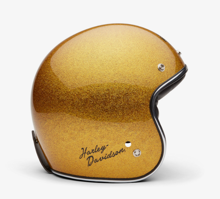 Casque H-D Ace C02 - Gloss - Gold Flake