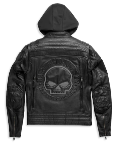 BLOUSON CUIR AURORAL 3EN1 BLACK CE