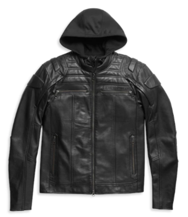 BLOUSON CUIR AURORAL 3EN1 BLACK CE