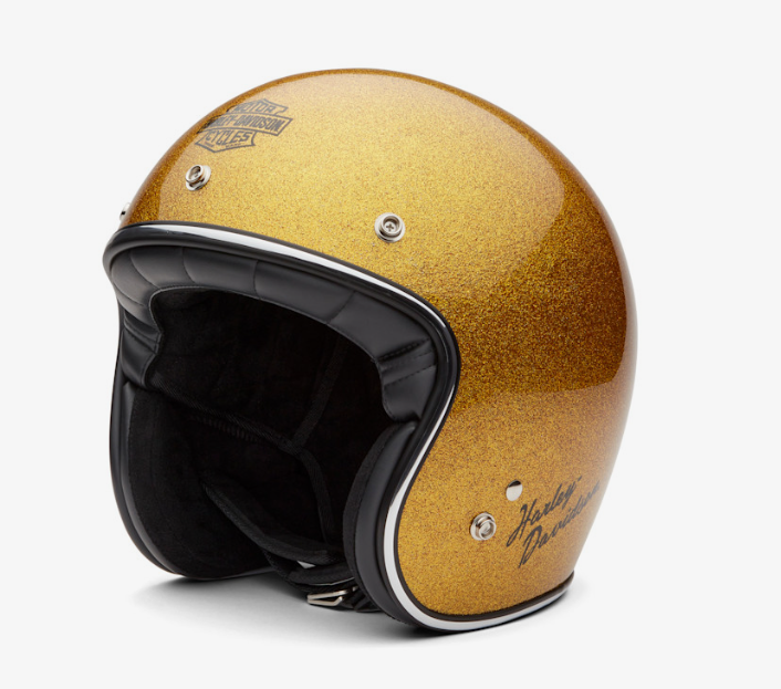 Casque H-D Ace C02 - Gloss - Gold Flake