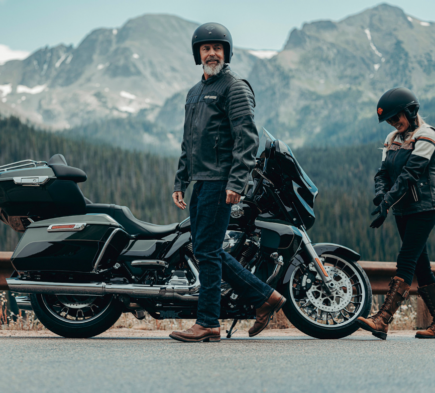 Blouson en cuir H-D Passing Link III