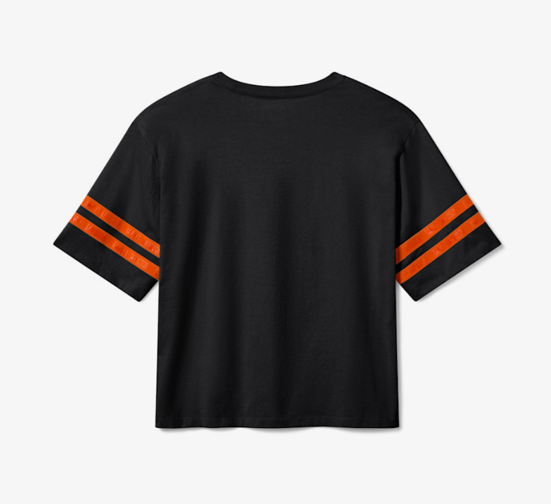 T-shirt H-D Essential Boxy pour femmes - Harley Black