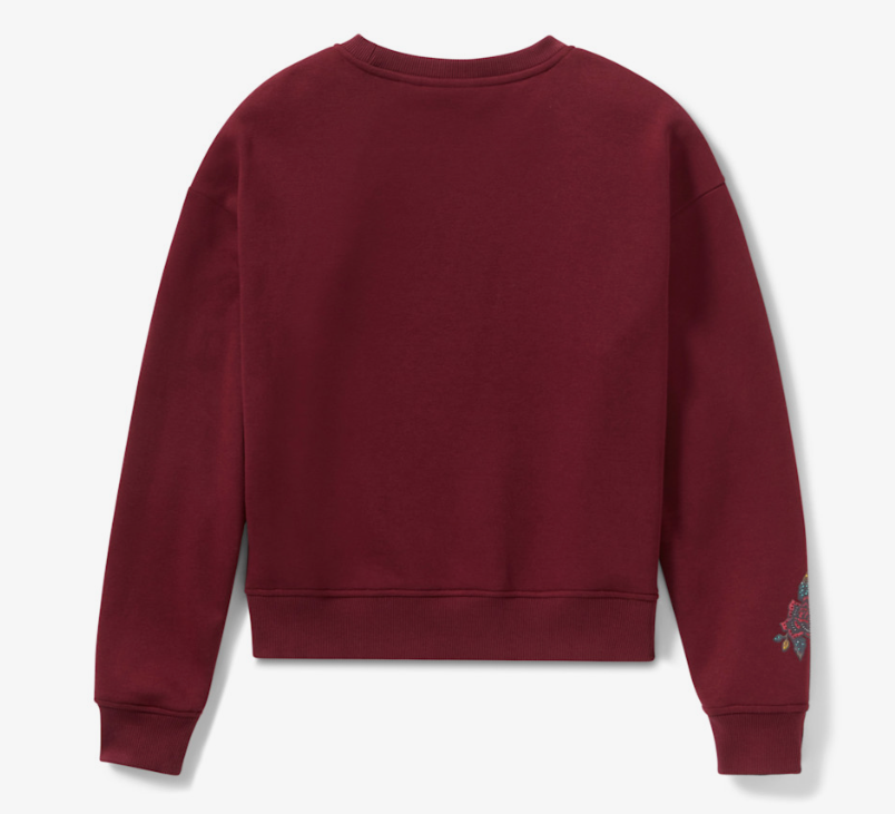 Polaire Serpent Rose Bling - Maroon Banner