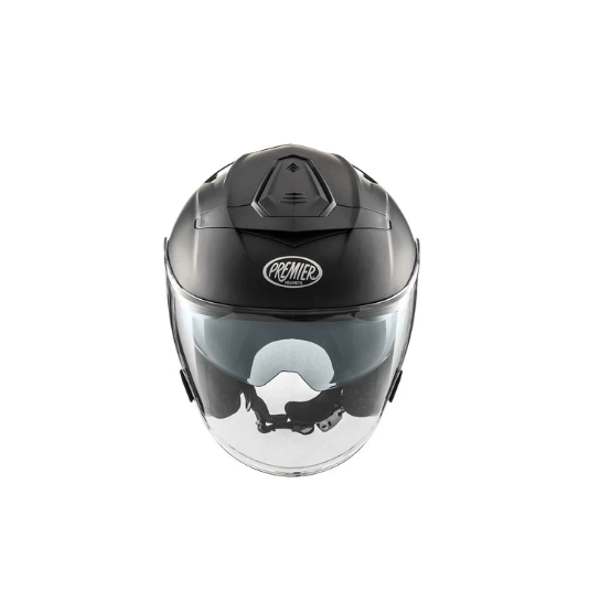 Casque jet Premier JT5 - Noir Mat