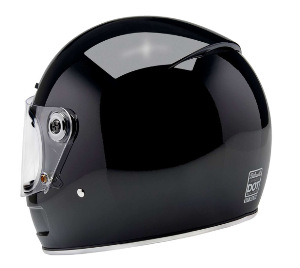 Casque intégral Biltwell Gringo SV black glossy