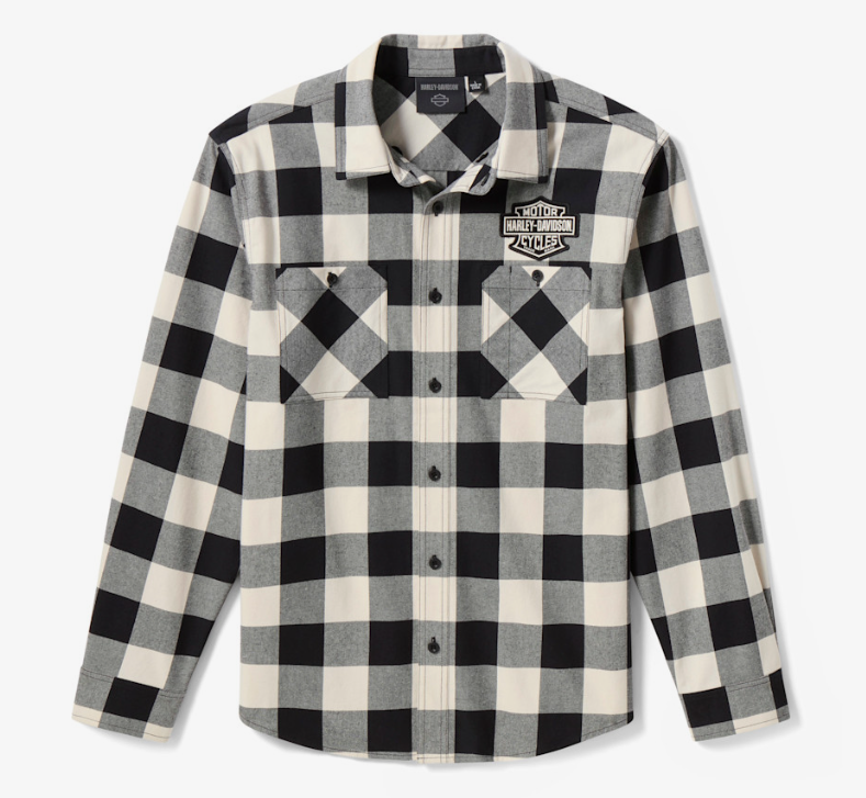 Chemise en flanelle H-D American Classic American Buffalo - Birch & Harley Black