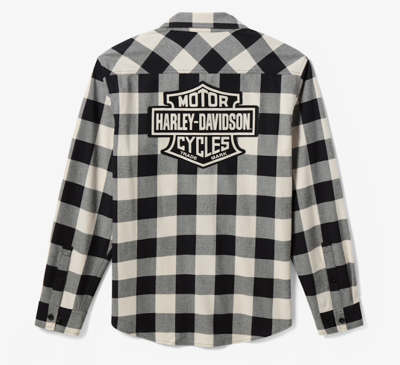 Chemise en flanelle H-D American Classic American Buffalo - Birch & Harley Black