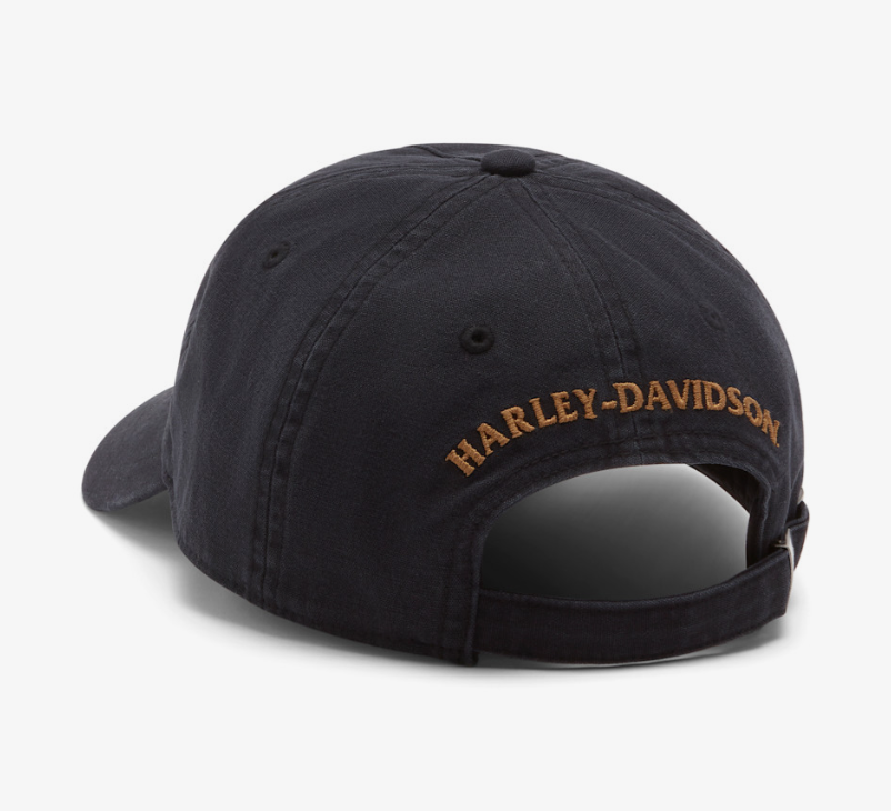 Casquette réglable H-D American Classic Switchback pour hommes - Harley Black