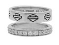 Bague double en argent sterling Harley-Davidson®