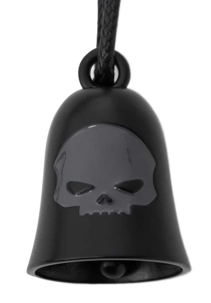 Ride bell Harley-Davidson - noir mat - Skull With Bar & Shield Ride Bell