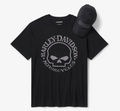 Coffret cadeau casquette et T-shirt Willie G Skull pour hommes