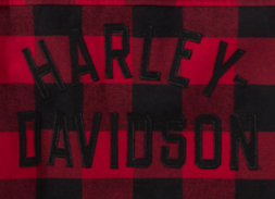 Sur-chemise à capuche Traveler pour hommes - Plaid - Deep Red & Harley Black