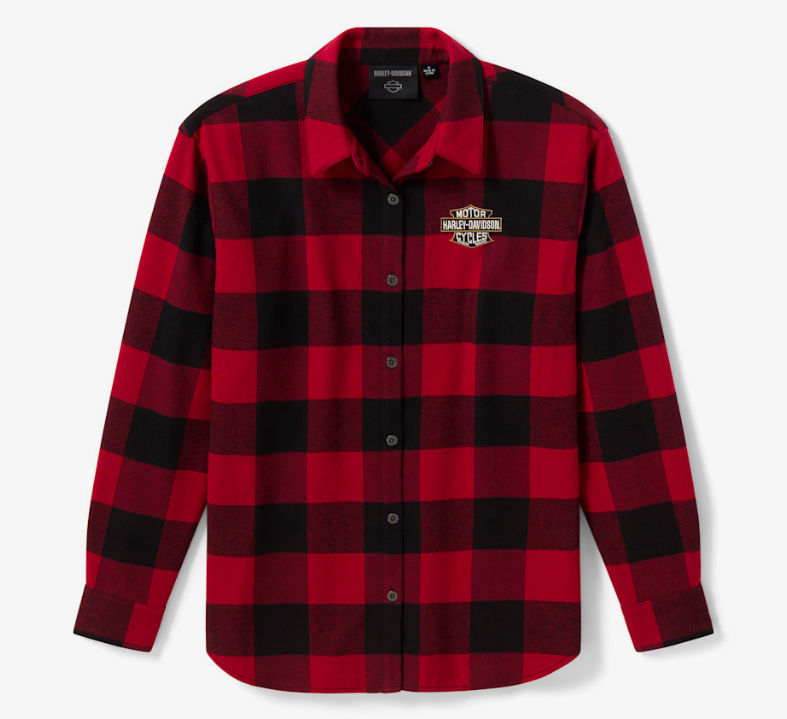 Sur-chemise H-D American Classic Buffalo pour femmes