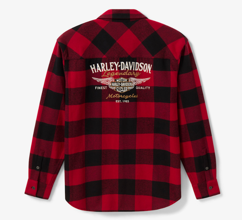 Sur-chemise H-D American Classic Buffalo pour femmes