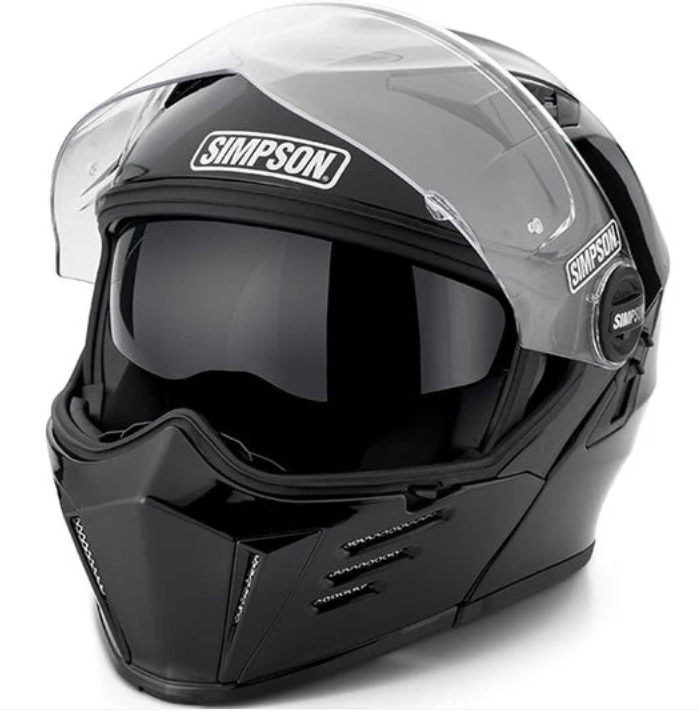 Casque Simpson Darksome - Noir brillant