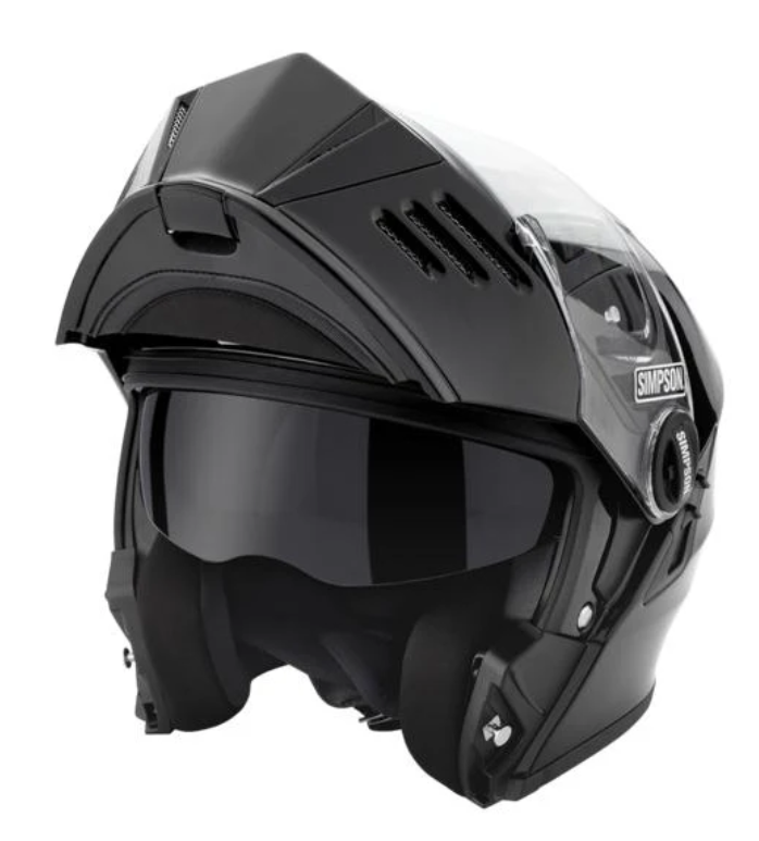Casque Simpson Darksome - Noir brillant