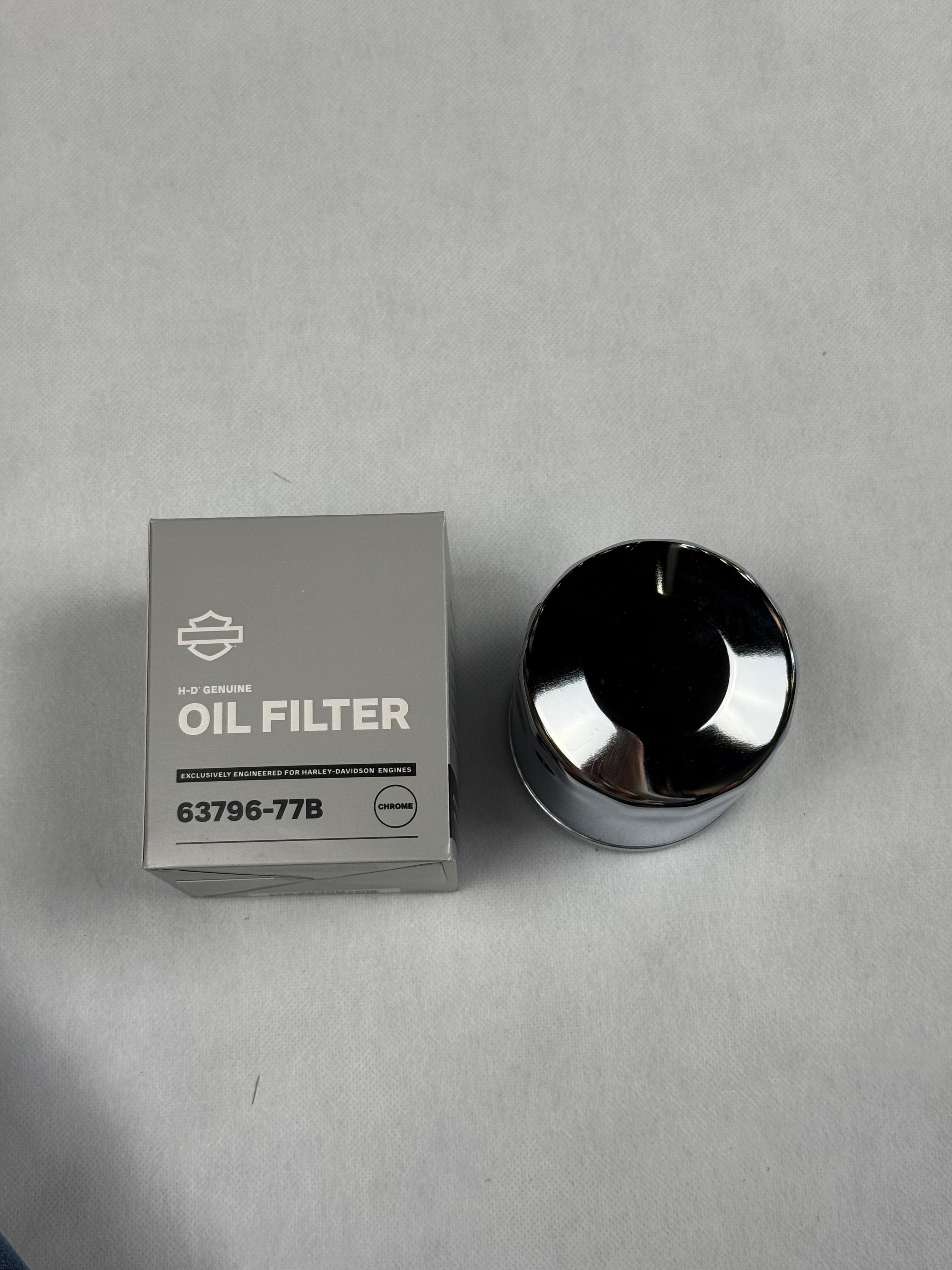 Filtro de aceite Sportster cromado
