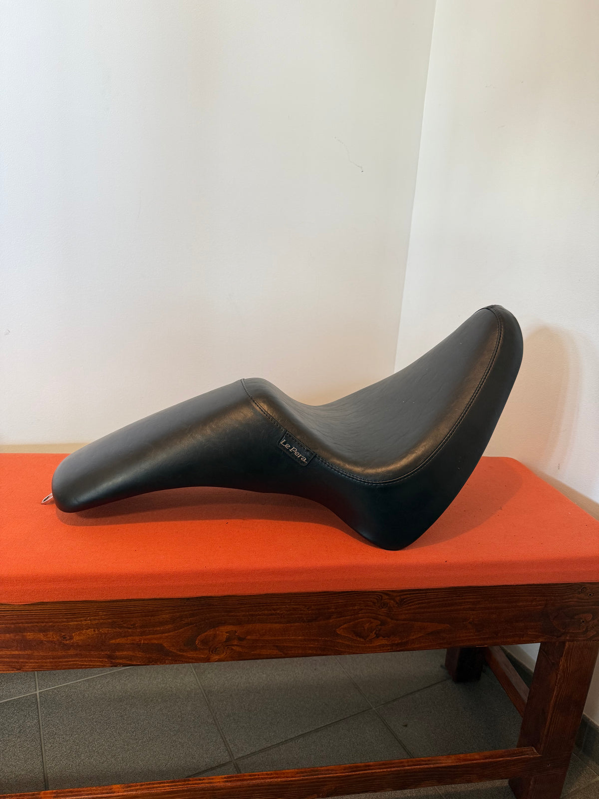 Selle biplace Silhouette Deluxe - Harley-Davidson Softail - noir