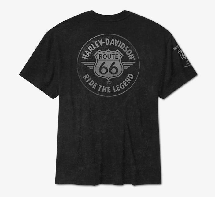 T-shirt H-D Route 66 Legendary à manches courtes pour hommes
