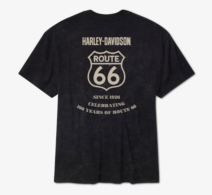 T-shirt H-D Route 66 Anniversary à manches courtes pour hommes