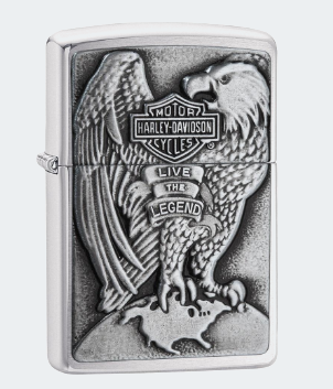 Briquet Zippo - Harley-Davidson - USA EAGLE & GLOBE