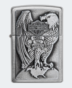 Briquet Zippo - Harley-Davidson - USA EAGLE & GLOBE