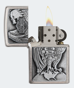 Briquet Zippo - Harley-Davidson - USA EAGLE & GLOBE