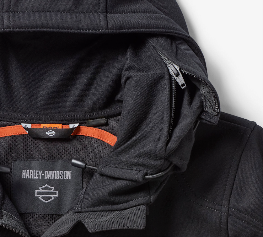 Polaire de moto à capuche H-D Trenton Deflector 2.0 pour femmes