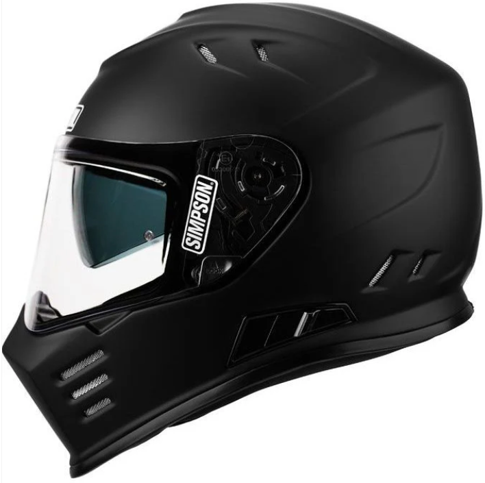 Casque Simpson Venom - Noir brillant