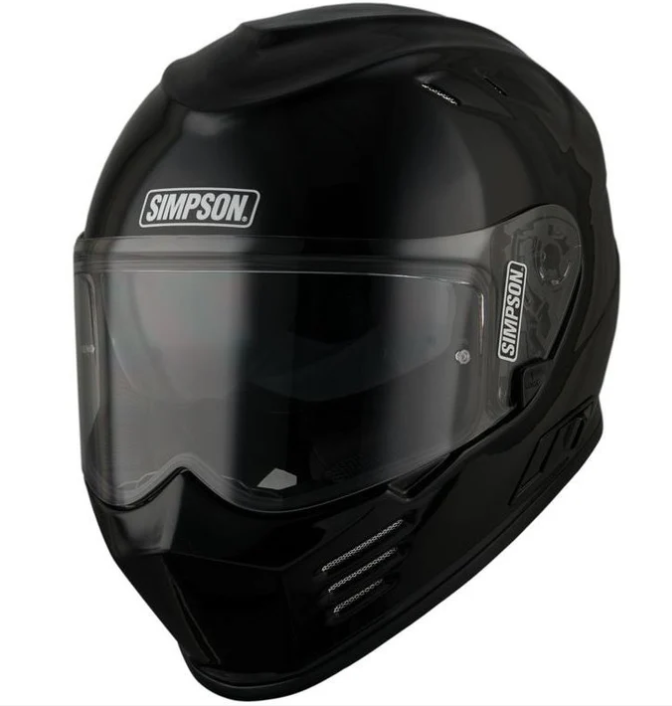 Casque Simpson Venom - Noir brillant