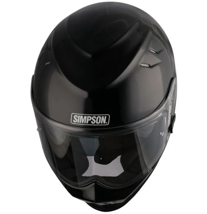 Casque Simpson Venom - Noir brillant