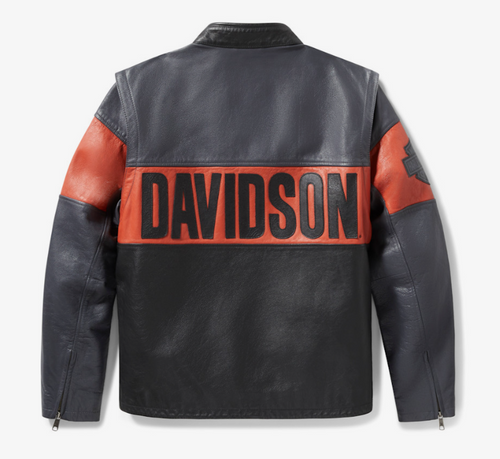 Blouson en cuir convertible Essential