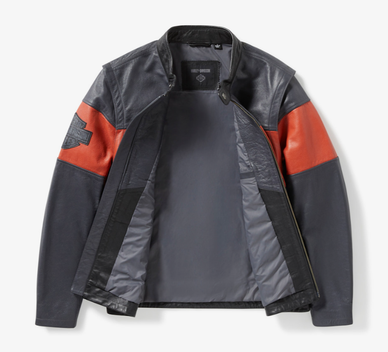 Blouson en cuir convertible Essential