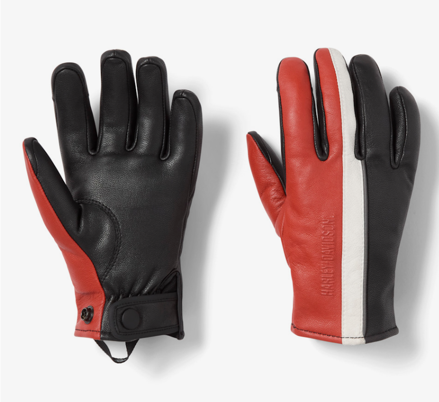 Gants de moto H-D Trenton en cuir pour femmes