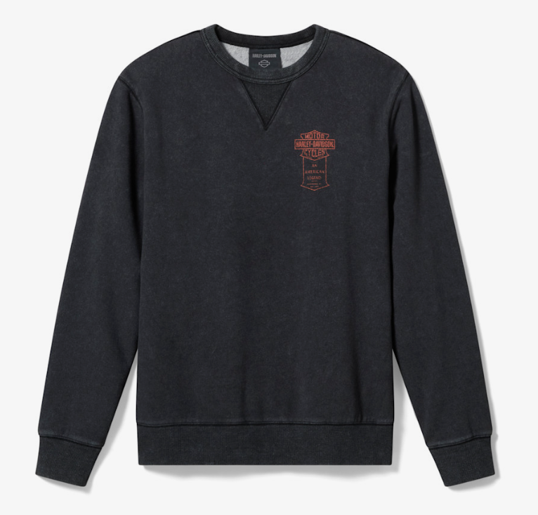Polaire à col rond H-D American Classic pour hommes