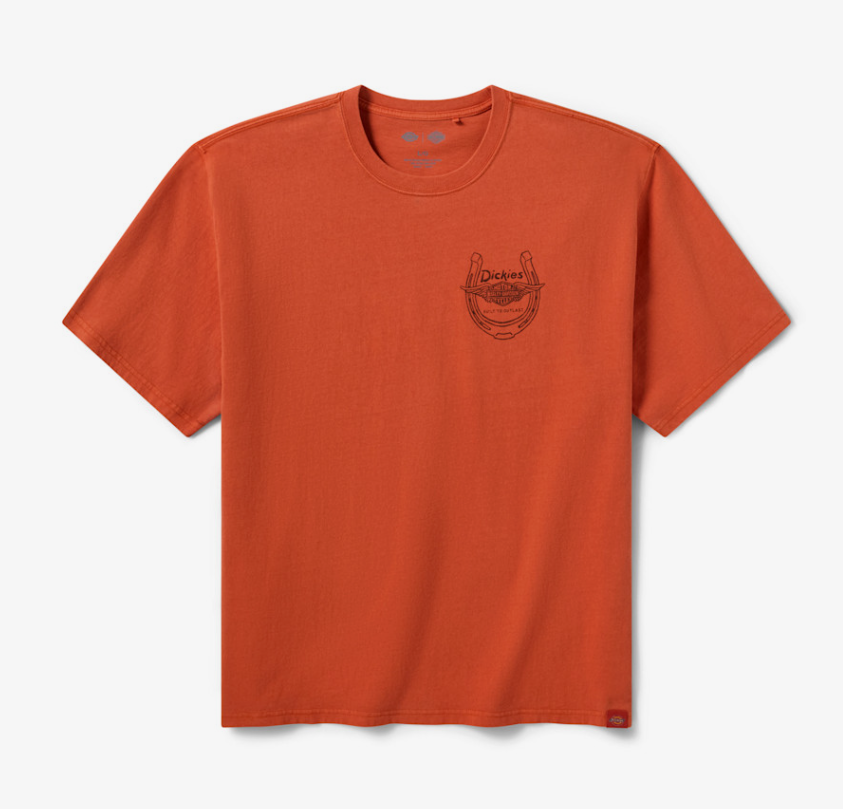 T-shirt Dickies x H-D Horsepower pour hommes - Vintage Orange