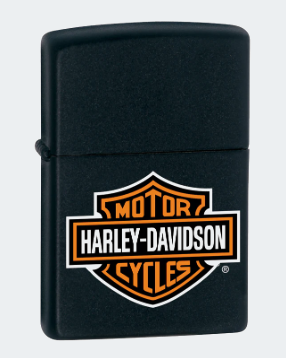 ZIPPO Harley-Davidson - noir - BAR & SHIELD