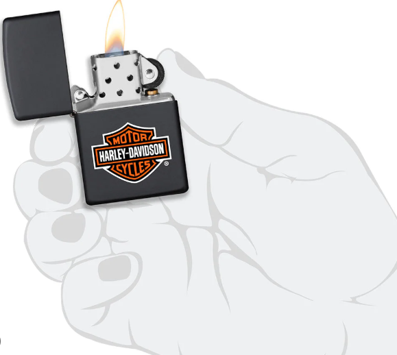 ZIPPO Harley-Davidson - noir - BAR & SHIELD